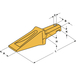Dents types bofors pour pelleteuse  - E155.1