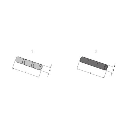 Clavettage pour dents de ripper type esco  - E458.1
