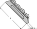 Clavettage pour dents de ripper type esco  - E459.1