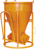 Benne à béton EICHINGER 1250 L cylindro-conique fond ouvrant -1013V13