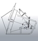 Benne à béton EICHINGER 350 L à tuyau à entonnoir couchée-Mécanique sans volant-10185
