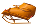 Benne à béton EICHINGER 600 L couchée à fond ouvrant à vidage latéral-Mécanique avec volant-1025V9