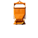 Benne à béton EICHINGER 1250 L ouverture large droite vidage latéral-Mécanique sans volant-102813