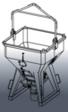 Benne à tuyau EICHINGER réceptacle de laitance central 1500 kg -103414