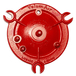 Couvercle cuve VOLUMAIR 9 litres rouge - EUROMAIR - 1001333