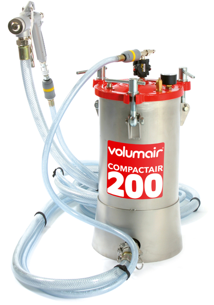 Cuve COMPACTAIR 200 avec tuyau 5 mètres et pistolet pâteux EUROMAIR - 1012370