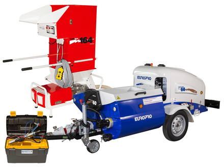 Ensemble à projeter le chanvre X-PRO D60-164 & lance ø 50 EUROMAIR - EC3041