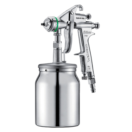 Pistolet Slim HVLP godet aspiration buse Ø2,2 / Ø1,9 / Ø1,7 +++ - EUROMAIR - K001510