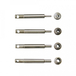 KIT DE 4 POINÇONS POUR POLYPERFOR : diam 3,3 mm, diam 4,1 mm, diam 4,9 mm, diam 6,2 mm - EDMA - 18455