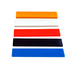 CALE PLATE - 100 x 24 mm - Assortiment x 50 pcs - EDMA - 188155