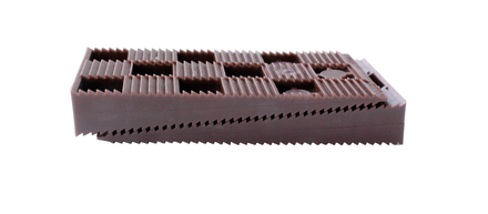 CALE CRANTÉE - 90 x 45 x 15 mm x 100 pcs - EDMA - 188555