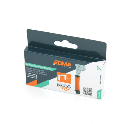 AGRAFE POUR PUNCHER - 8 MM x 1000 pcs - EDMA - 232055