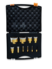 COFFRET 10 TRÉPANS DIAMANTÉS MEULEUSE - diam 6, 8, 10, 12, 28, 35, 40, 45, 65, 68 mm - EDMA - 252055