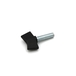VIS M8x30 NYLON NOIR D33 X 20 - EDMA - 700543