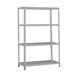 Rayonnage métallique léger à vis 1500x900x300 - 4 niveaux Gris - SIMON RACK - 8425437010217