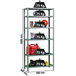Rayonnage métallique léger à vis 2000x900x300 - 6 niveaux Gris - SIMON RACK - 8425437010316