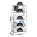 Rayonnage métallique léger à vis 1800x900x400 - 5 niveaux Gris - SIMON RACK - 8425437010347