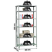 Rayonnage métallique léger à vis 2000x900x300 - 6 niveaux Galvanisé - SIMON RACK - 8425437041990