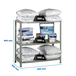 Rayonnage métallique léger à vis 900x900x300 - 3 niveaux Gris - SIMON RACK - 8425437046025