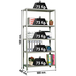 Rayonnage métallique léger à vis 1800x900x400 - 5 niveaux Gris - SIMON RACK - 8425437046148