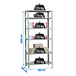 Rayonnage métallique léger à vis 2000x900x400 - 6 niveaux Galvanisé - SIMON RACK - 8425437046186