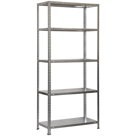 Rayonnage métallique léger à vis 1800x900x500 - 5 niveaux Galvanisé - SIMON RACK - 8425437046612