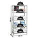 Rayonnage métallique léger à vis 1800x800x400 - 5 niveaux Gris - SIMON RACK - 8425437061226