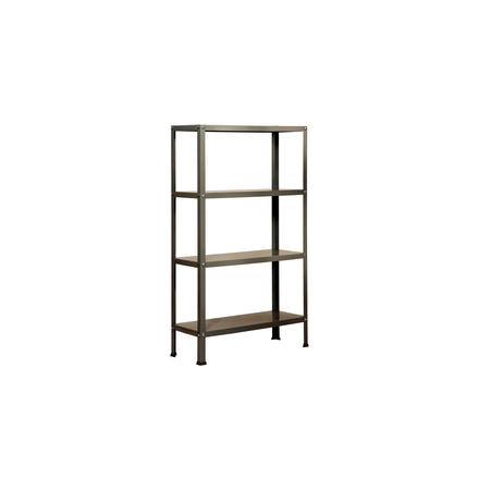 Rayonnage intérieur 1600x800x300 - 4 niveaux Gris - SIMON RACK - 8425437061370