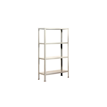 Rayonnage intérieur 1600x800x300 - 4 niveaux Blanc - SIMON RACK - 8425437061387