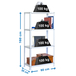 Rayonnage intérieur 1600x800x300 - 4 niveaux Blanc - SIMON RACK - 8425437061387