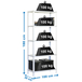 Rayonnage intérieur 1800x1000x300 - 5 niveaux Blanc - SIMON RACK - 8425437061547
