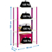 Rayonnage intérieur 1600x800x300 - 4 niveaux Rose/Blanc - SIMON RACK - 8425437061868