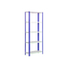 Rayonnage intérieur 1800x800x400 - 5 niveaux Bleu/Blanc - SIMON RACK - 8425437062018