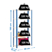 Rayonnage intérieur 1800x800x400 - 5 niveaux Bleu/Blanc - SIMON RACK - 8425437062018