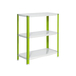 Rayonnage intérieur 900x1000x400 - 3 niveaux Vert/Blanc - SIMON RACK - 8425437062087