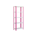 Rayonnage intérieur 1800x1000x400 - 5 niveaux Rose/Blanc - SIMON RACK - 8425437062223