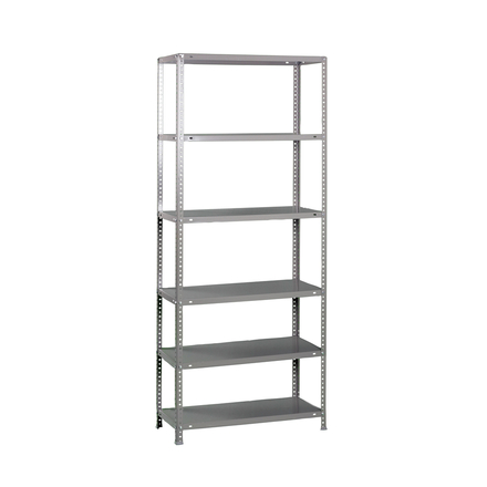 Rayonnage métallique léger à vis 2000x1000x300 - 6 niveaux Galvanisé - SIMON RACK - 8425437064524