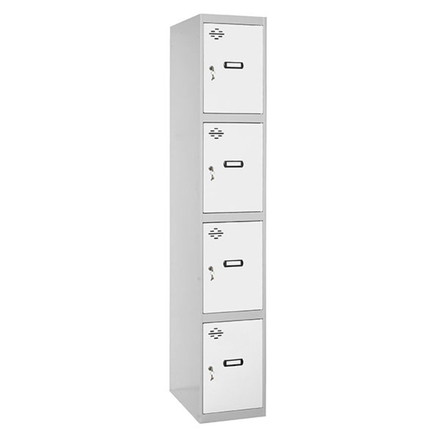 Vestiaire métallique 1800x400x500 - Gris/Bleu - SIMON RACK - 8425437066740