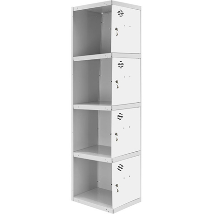 Vestiaire métallique 1800x400x500 - Gris/Bleu - SIMON RACK - 8425437066757