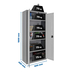 Vestiaire métallique 1800x800x400 - 4 niveaux Gris - SIMON RACK - 8425437066962
