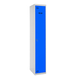 Vestiaire métallique monté 1800x300x500 - 1 niveau Gris/Bleu - SIMON RACK - 8425437066986