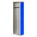 Vestiaire métallique 1800x400x500 - 1 niveau Gris/Bleu - SIMON RACK - 8425437067082