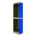 Vestiaire métallique 1800x300x500 - Gris/Bleu - SIMON RACK - 8425437067174
