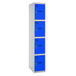 Vestiaire métallique monté 1800x400x500 - Gris/Bleu - SIMON RACK - 8425437067310