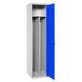 Vestiaire métallique monté 1800x400x500 - 1 niveau Gris/Bleu - SIMON RACK - 8425437067532