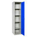 Vestiaire métallique monté 1800x400x400 - 4 niveaux Gris/Bleu - SIMON RACK - 8425437067679
