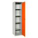 Vestiaire métallique monté 1800x400x400 - 4 niveaux Gris/Orange - SIMON RACK - 8425437068409