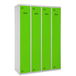 Vestiaire métallique monté 1800x1200x500 - 1 niveau Gris/Vert - SIMON RACK - 8425437068478