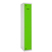Vestiaire métallique 1800x400x500 - 1 niveau Gris/Vert - SIMON RACK - 8425437068539