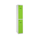 Vestiaire métallique monté 1800x300x500 - Gris/Vert - SIMON RACK - 8425437068553